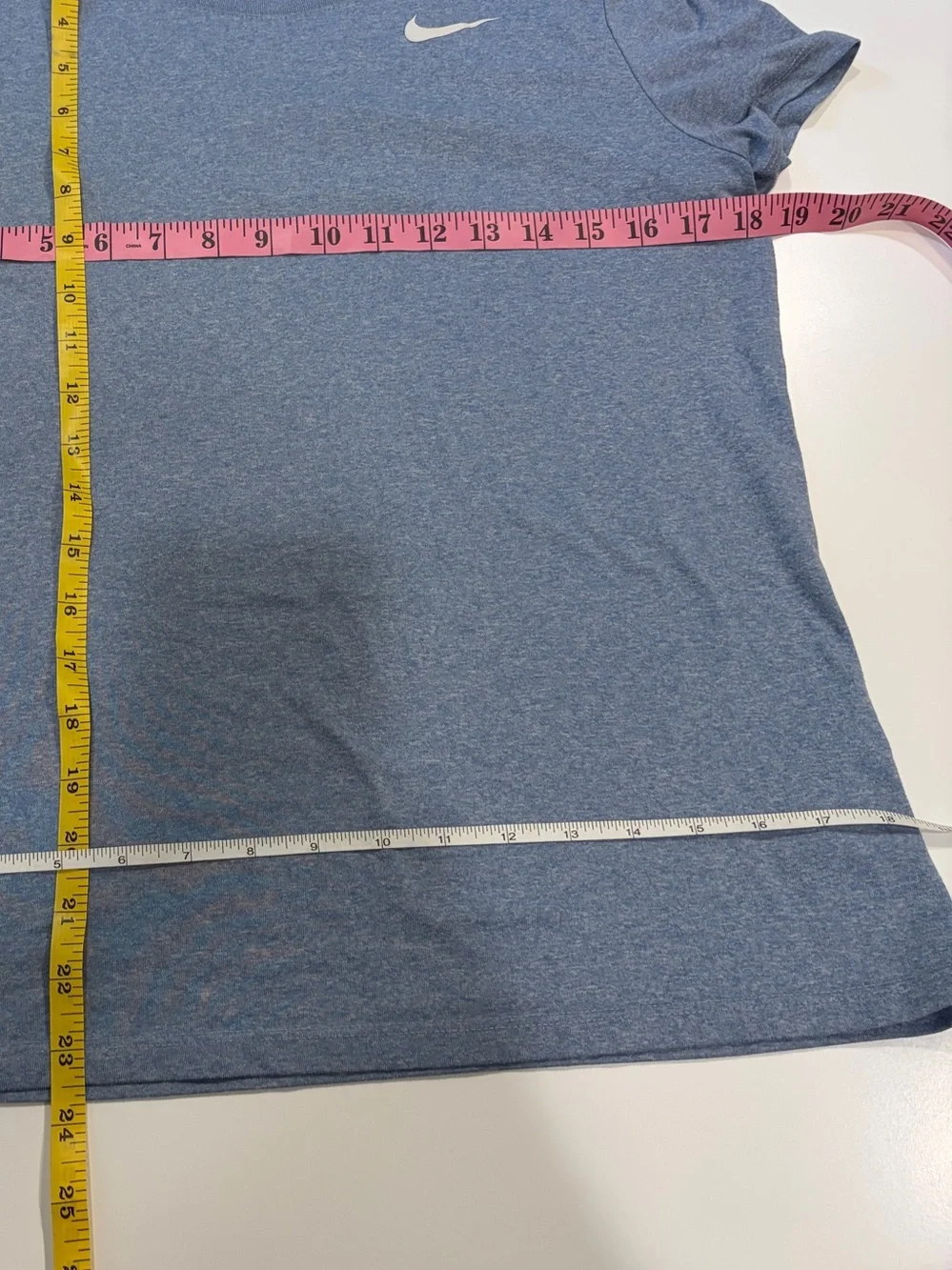 Nike Women's Heather Sky Blue‎ Short Sleeve Dri-FIT Tee